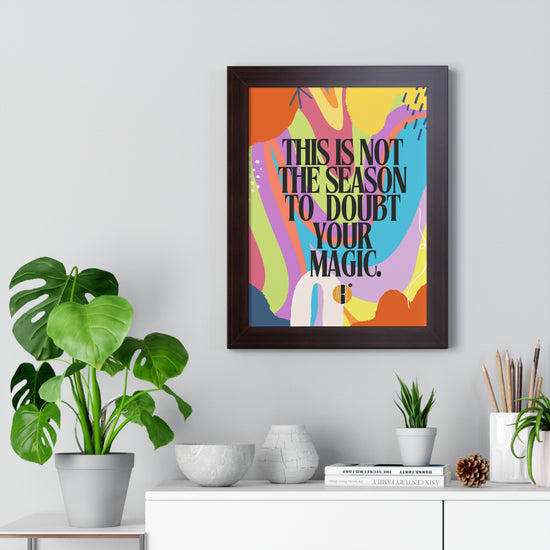 ABL Inspirational Framed Vertical Poster: " This is not...."
