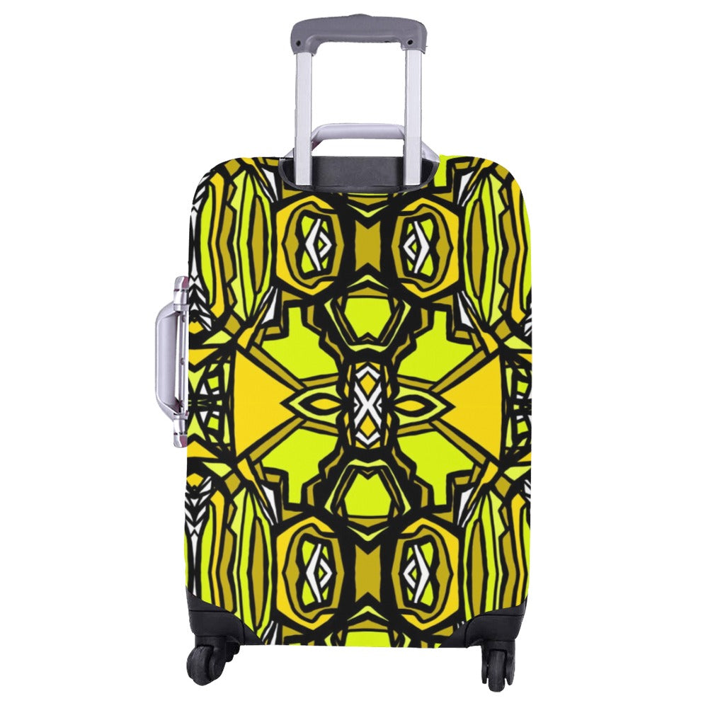 Golden Flourysh- Luggage Cover/Large 26"-28"