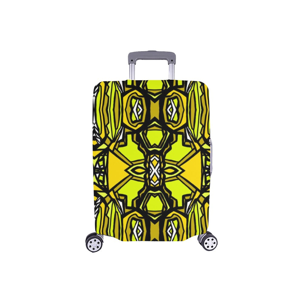 Golden Flourysh- Luggage Cover (Small 18"-21")
