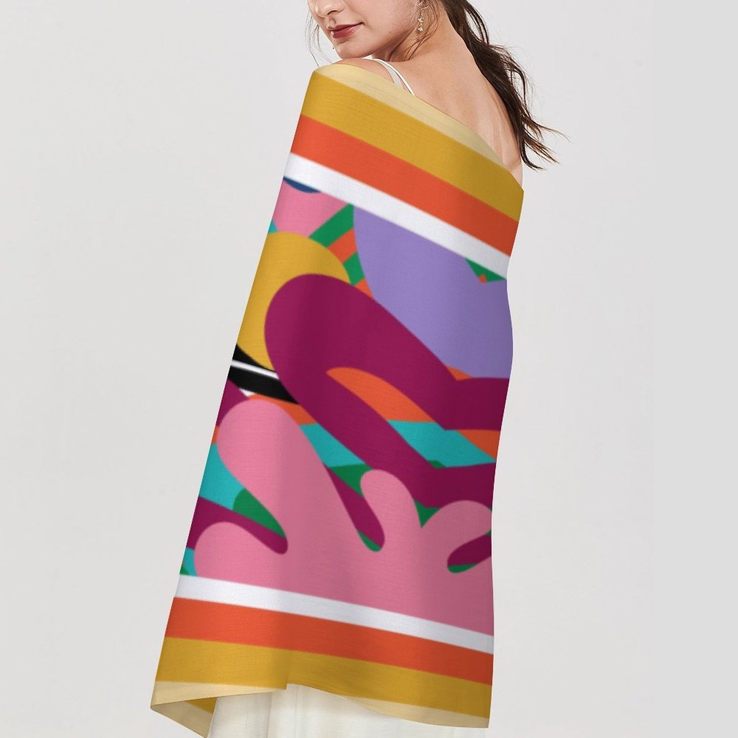 ATL Peachwave Tassel Scarf