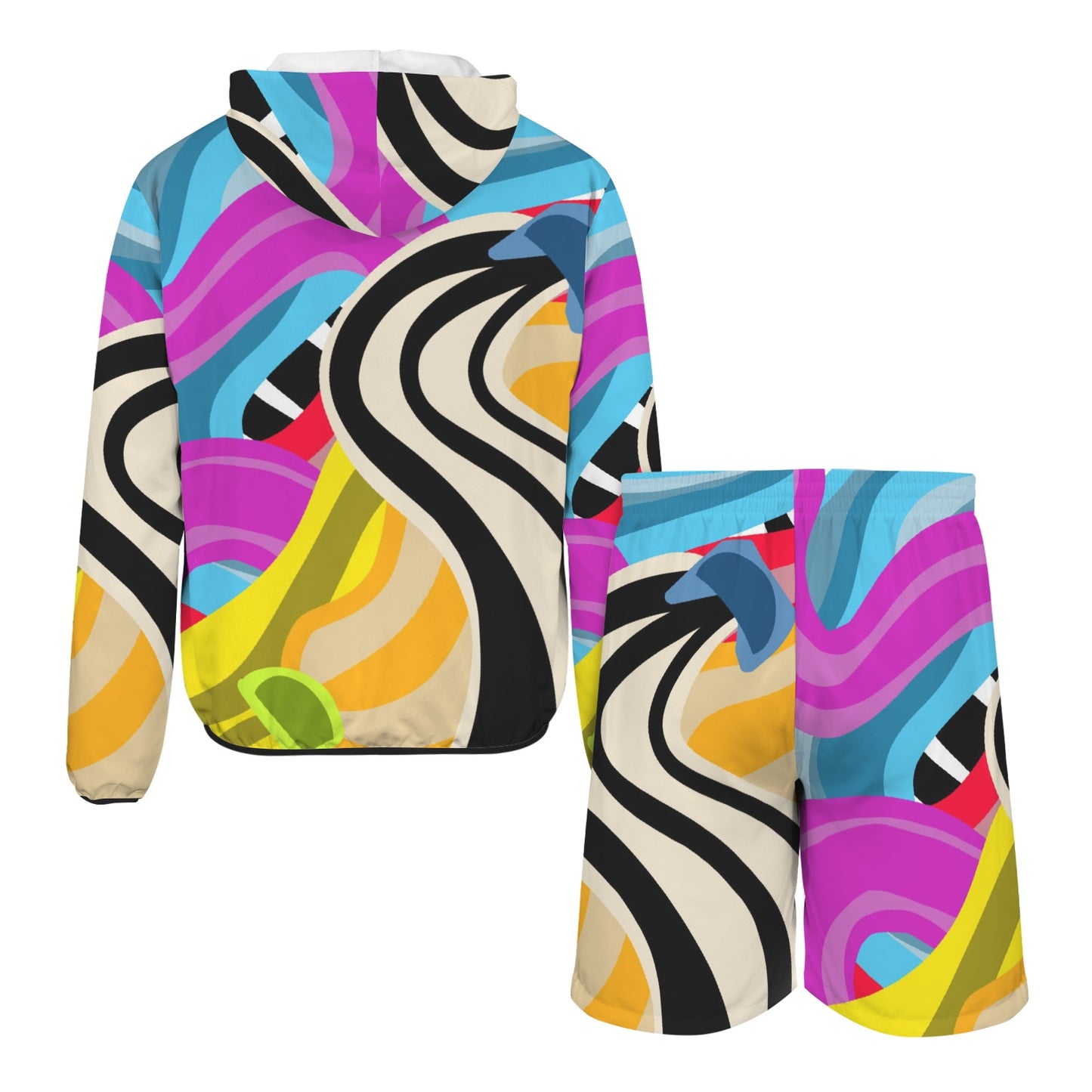 Midtown Motion Men’s Lightweight Sun Hoodie & Shorts Set
