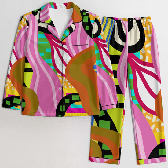 ABEILLE CREATIONS- Lenani Design- Women's Silky Pajama Set