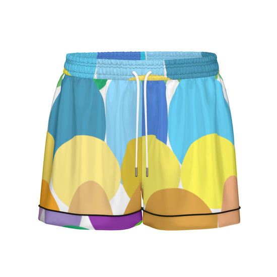 Langa Design- Women’s Silky Shorts Pajama Set