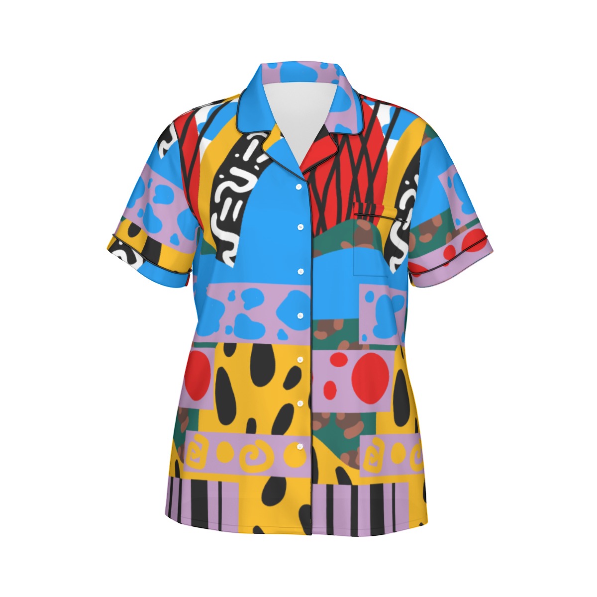 Makena Design- Women’s Silky Shorts Pajama Set