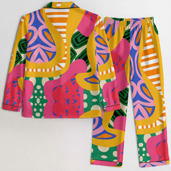 Zuri Design-Women's Silky Pajama Set