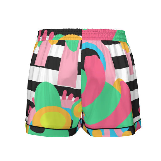 Amayah Design- Women’s Silky Shorts Pajama Set