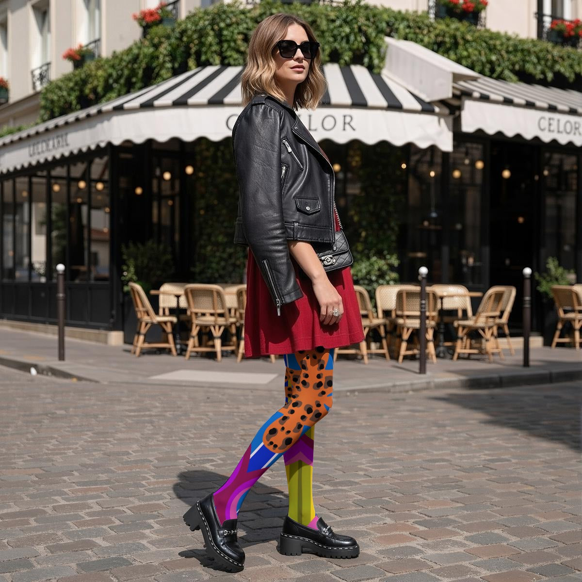 Wildly ABL Design-  Women’s High-Stretch Art Tights