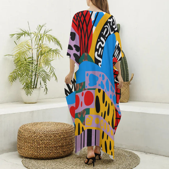 Makena Design – Elevated MuMu Faux Silk Kaftan