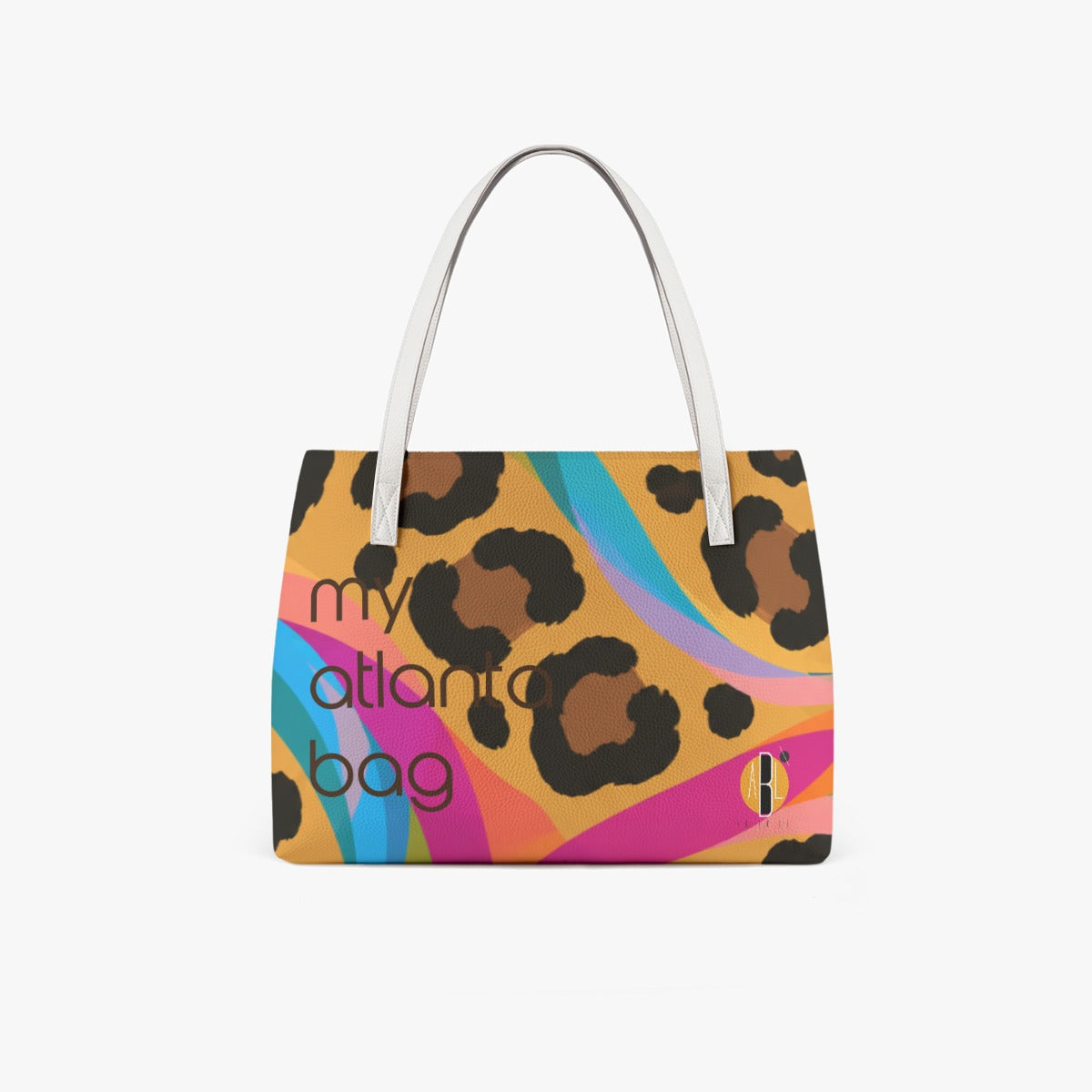 Chroma Leopard "My Atlanta" Tote Bag | Abeille Creations