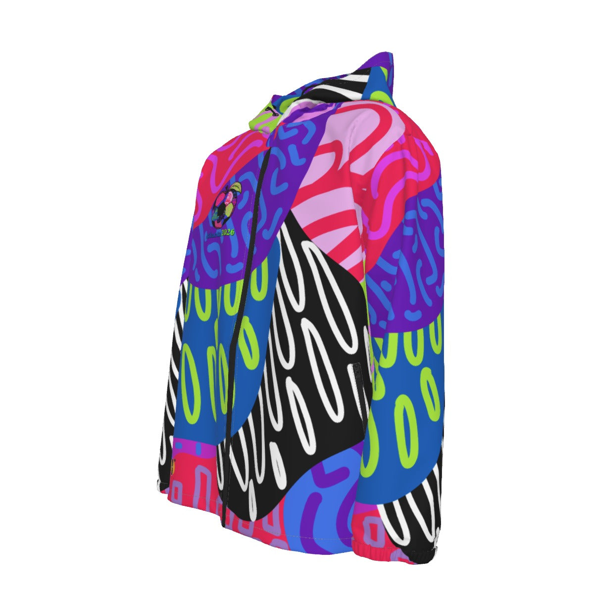 ATL Ponce Pop- Unisex Hooded Windproof Jacket