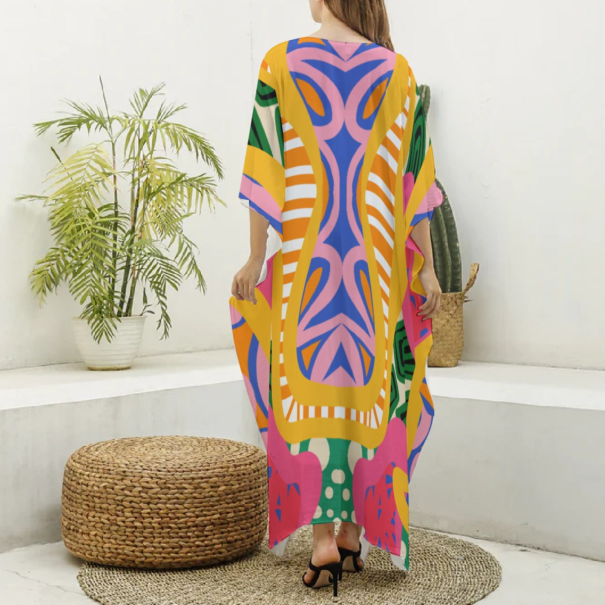 Zuri  Design – Elevated MuMu Faux Silk Kaftan
