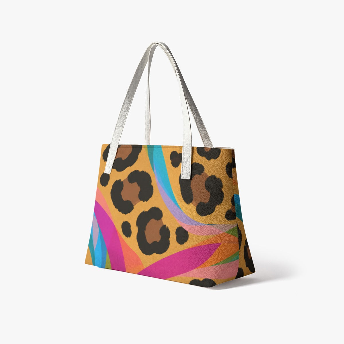 Chroma Leopard "My Atlanta" Tote Bag | Abeille Creations