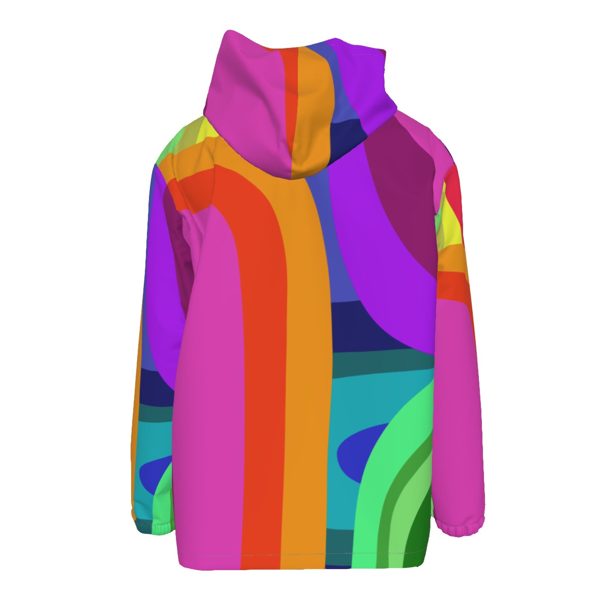 ATL Varsity Wave- Unisex Hooded Windproof Jacket