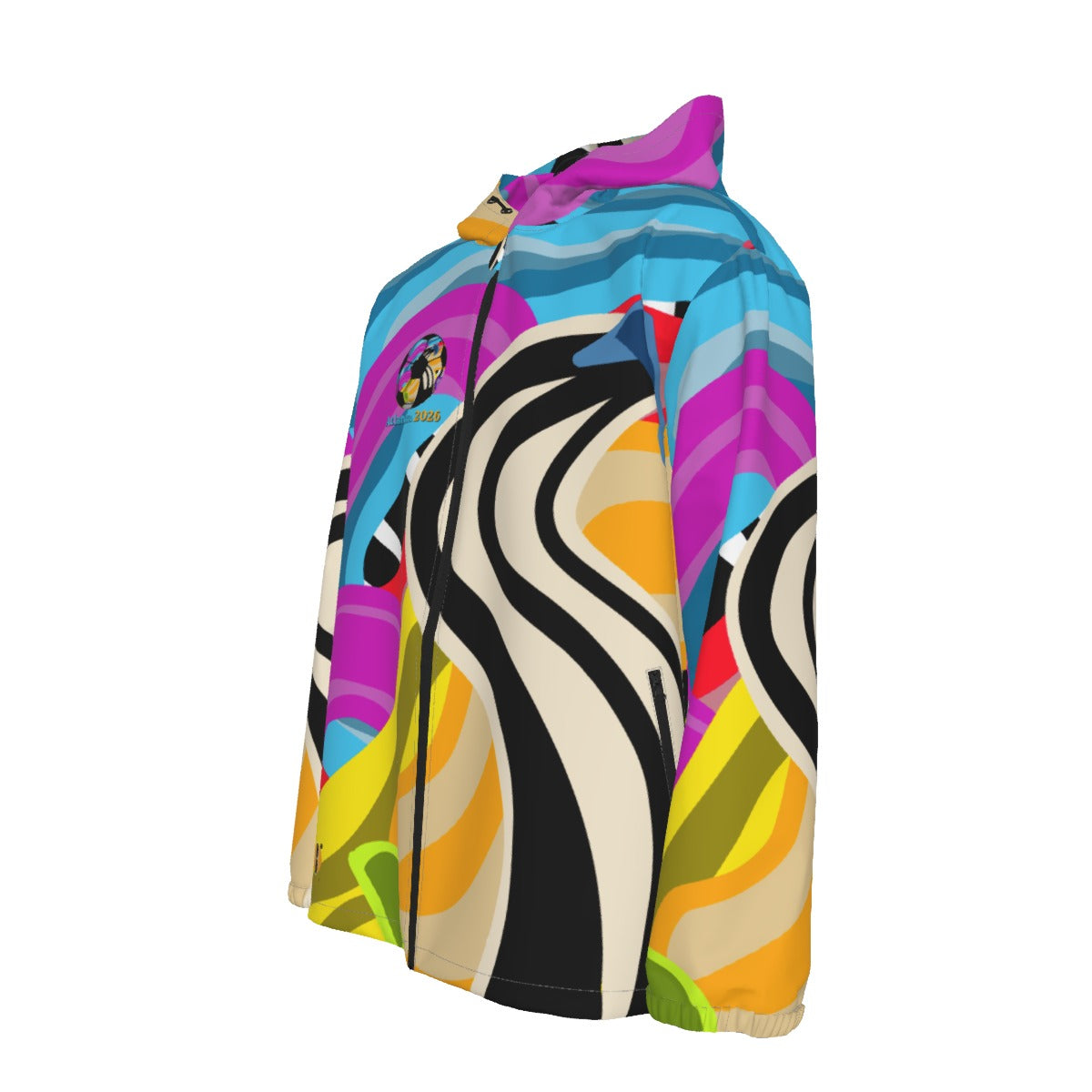 ATL Midtown Motion- Unisex Hooded Windproof Jacket