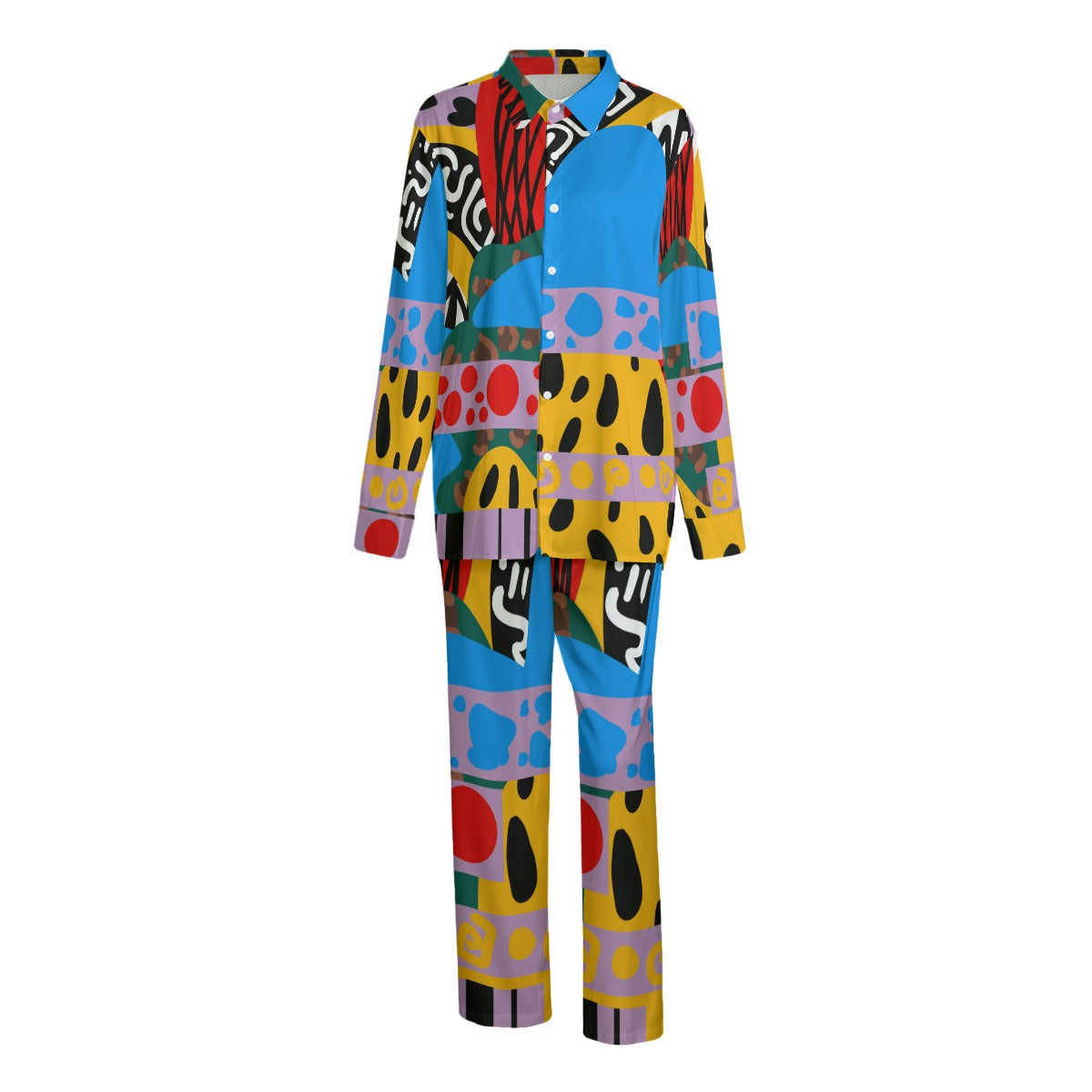 Makena- Unisex (Faux) Silk 2-Piece Suit