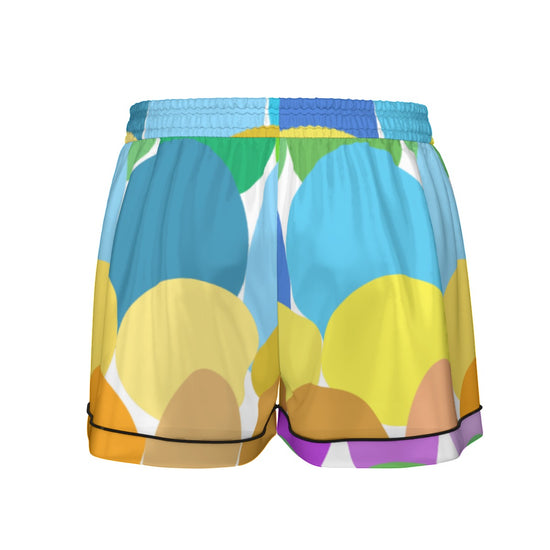 Langa Design- Women’s Silky Shorts Pajama Set