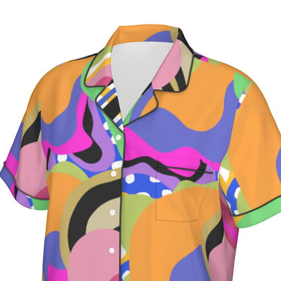 Amara Design- Women’s Silky Shorts Pajama Set