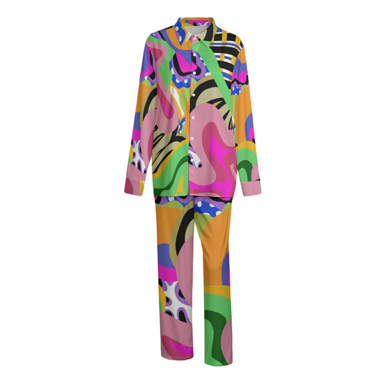 Amara Unisex (Faux) Silk 2-Piece Suit