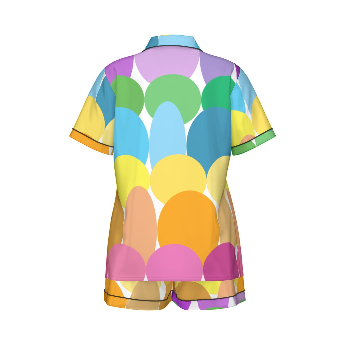 Langa Design- Women’s Silky Shorts Pajama Set