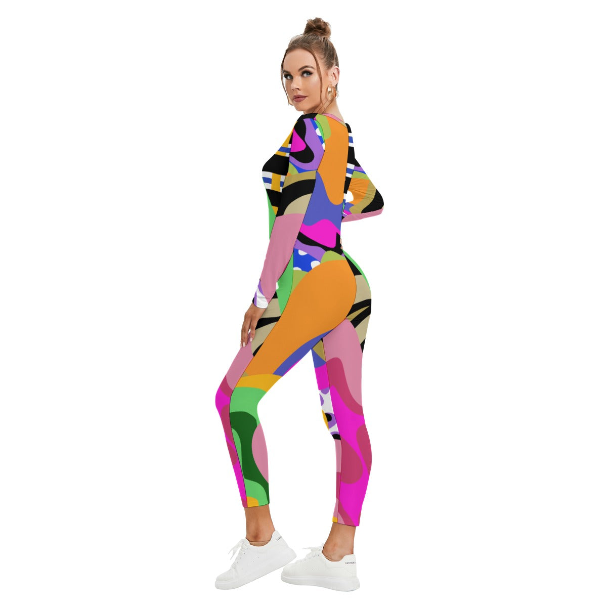 Amara Women’s Plunging Neck Jumpsuit