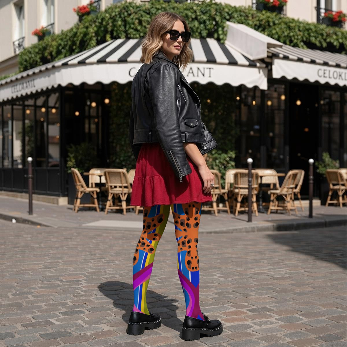 Wildly ABL Design-  Women’s High-Stretch Art Tights