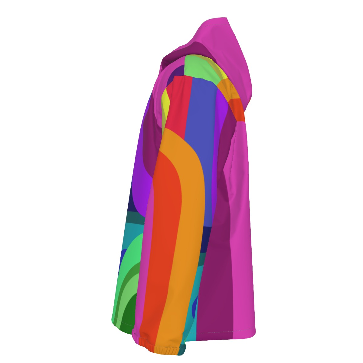 ATL Varsity Wave- Unisex Hooded Windproof Jacket