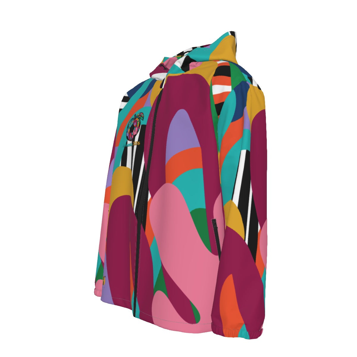 ATL Peach Wave- Unisex Hooded Windproof Jacket