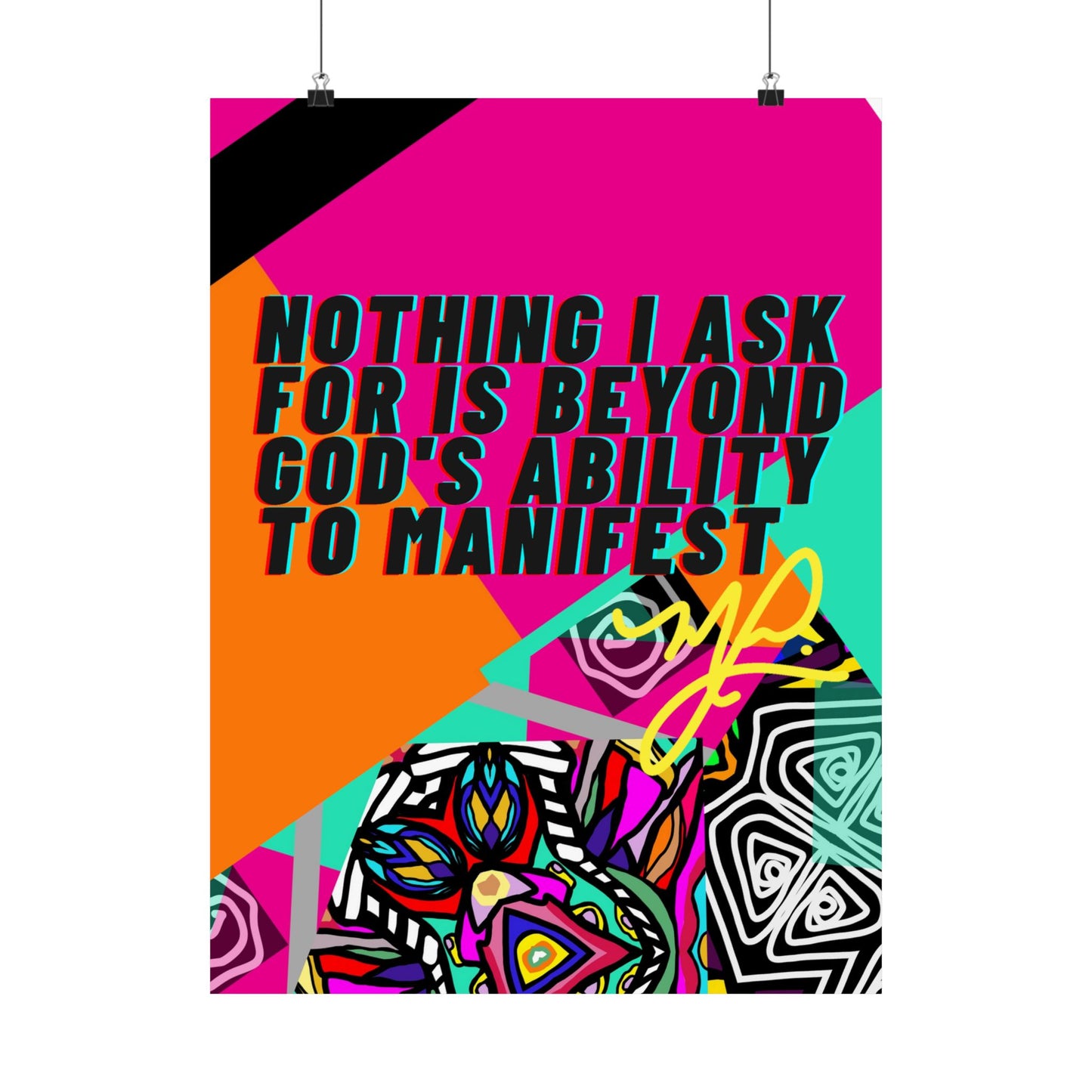 "Nothing I Ask For" - Premium Matte Vertical Poster