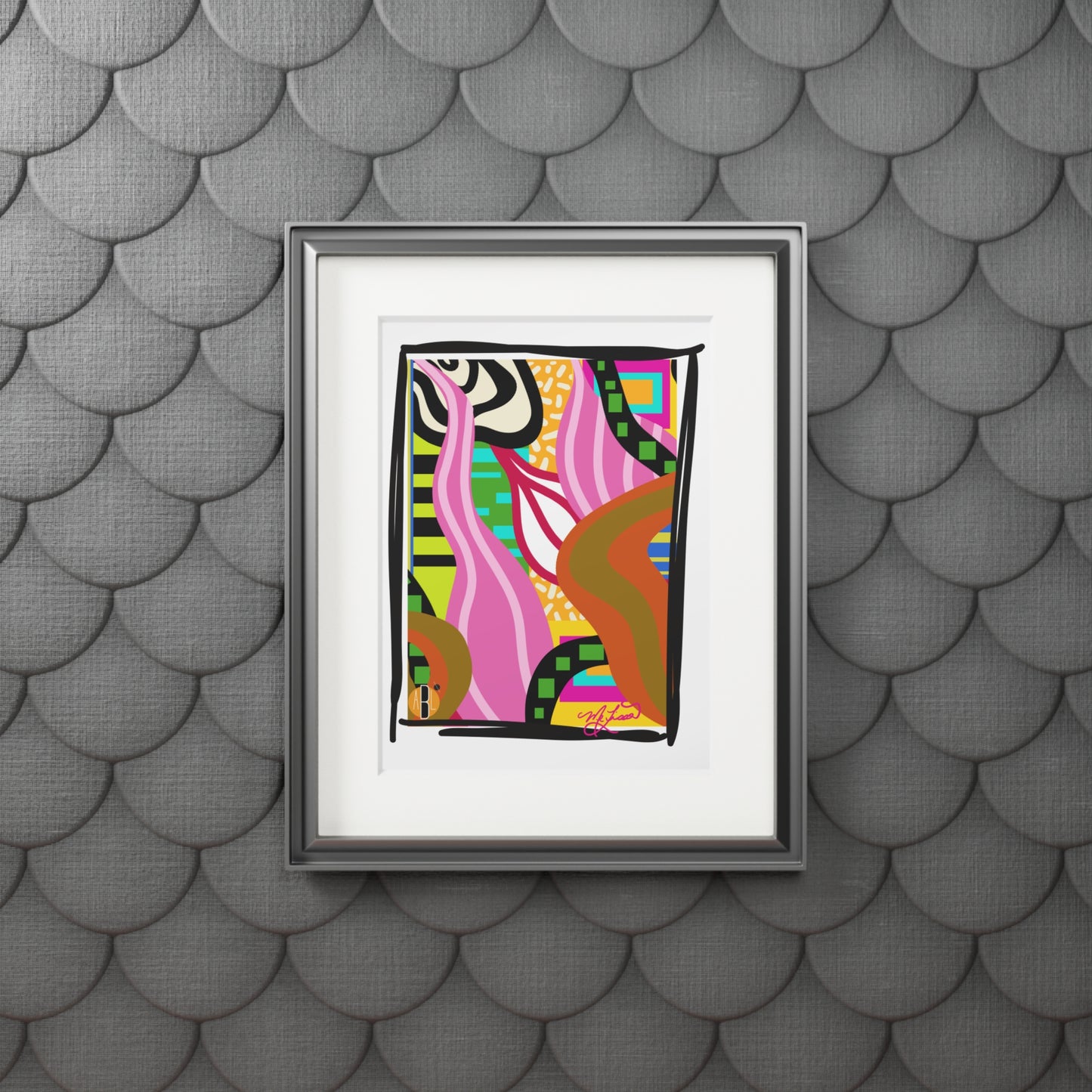 Lenani- Fine Art Prints (Passepartout Paper Frame)