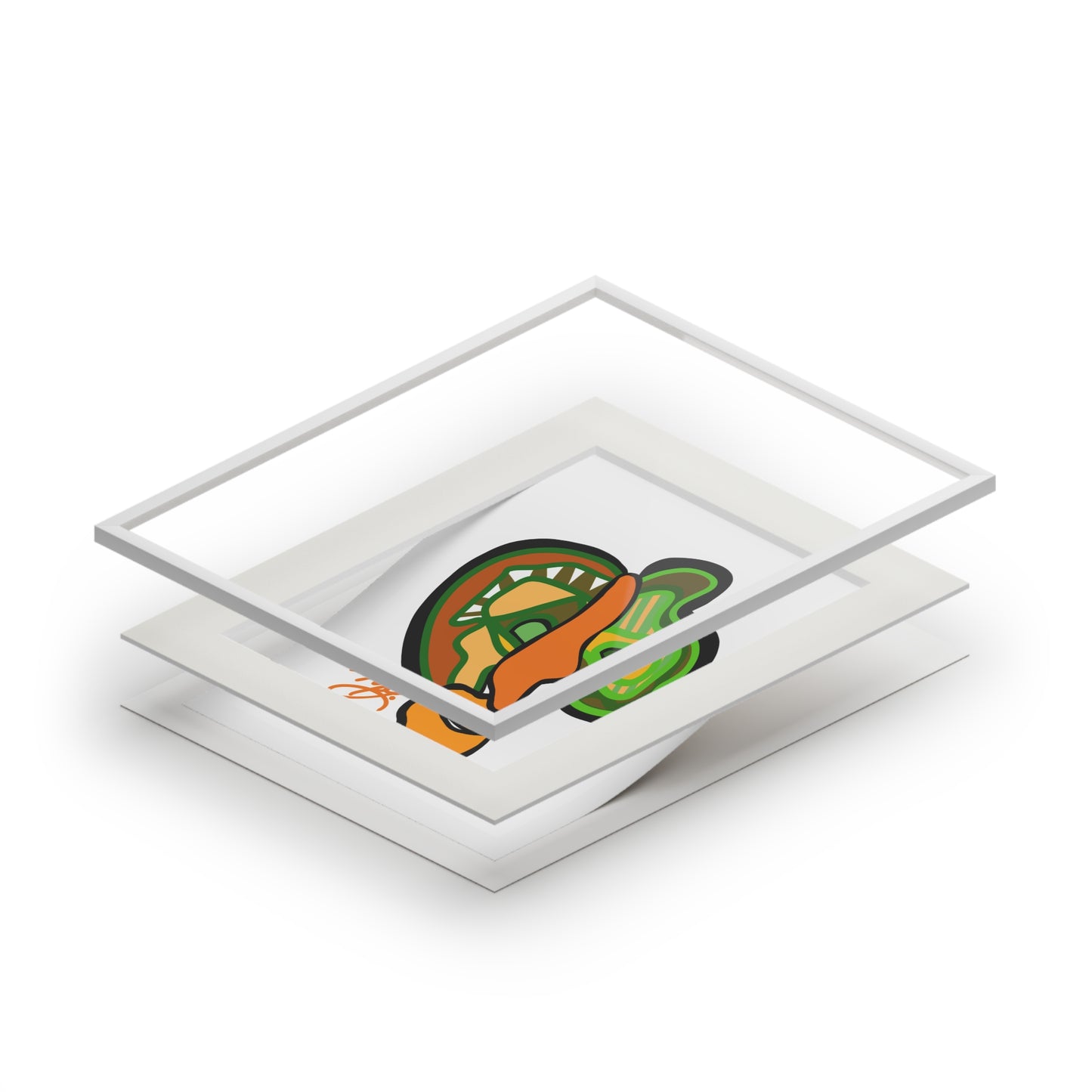 Orenthal- Fine Art Prints (Passepartout Paper Frame)