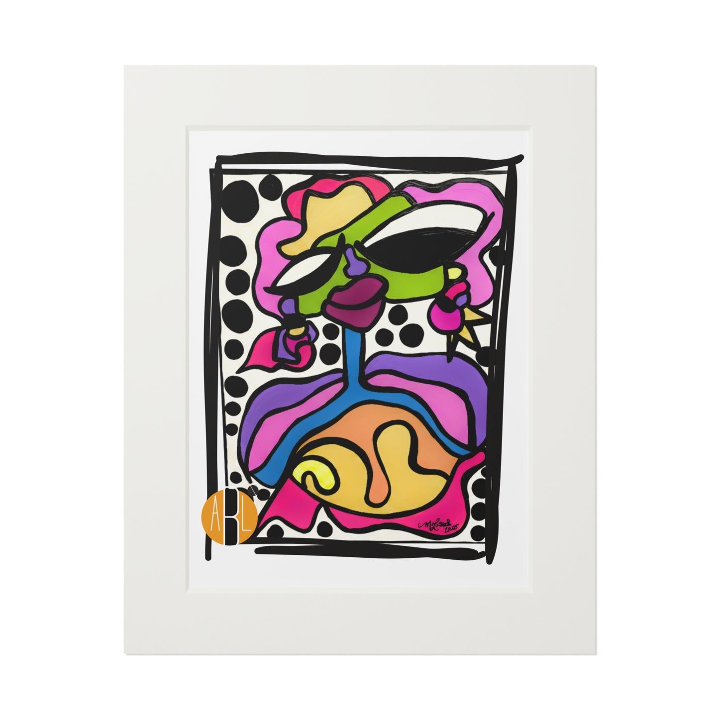 Nuru- Fine Art Prints (Passepartout Paper Frame)