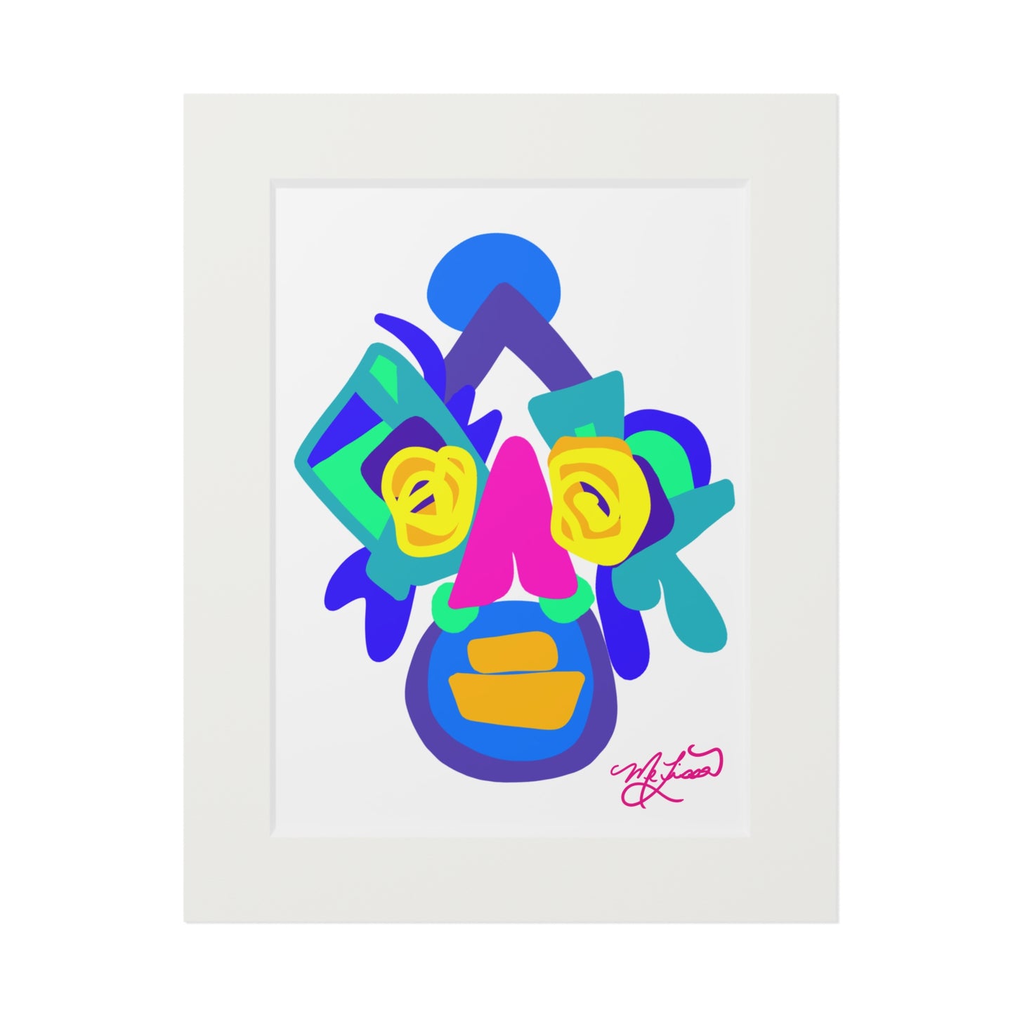 Junkanoo Jefe (Tropical)- Fine Art Prints (Passepartout Paper Frame)