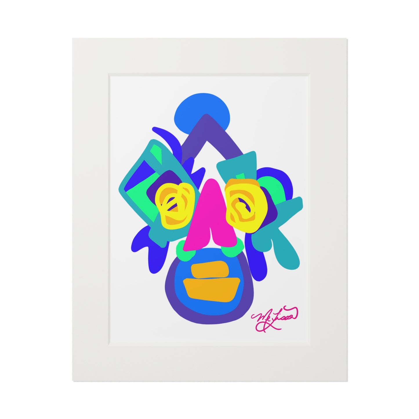 Junkanoo Jefe (Tropical)- Fine Art Prints (Passepartout Paper Frame)