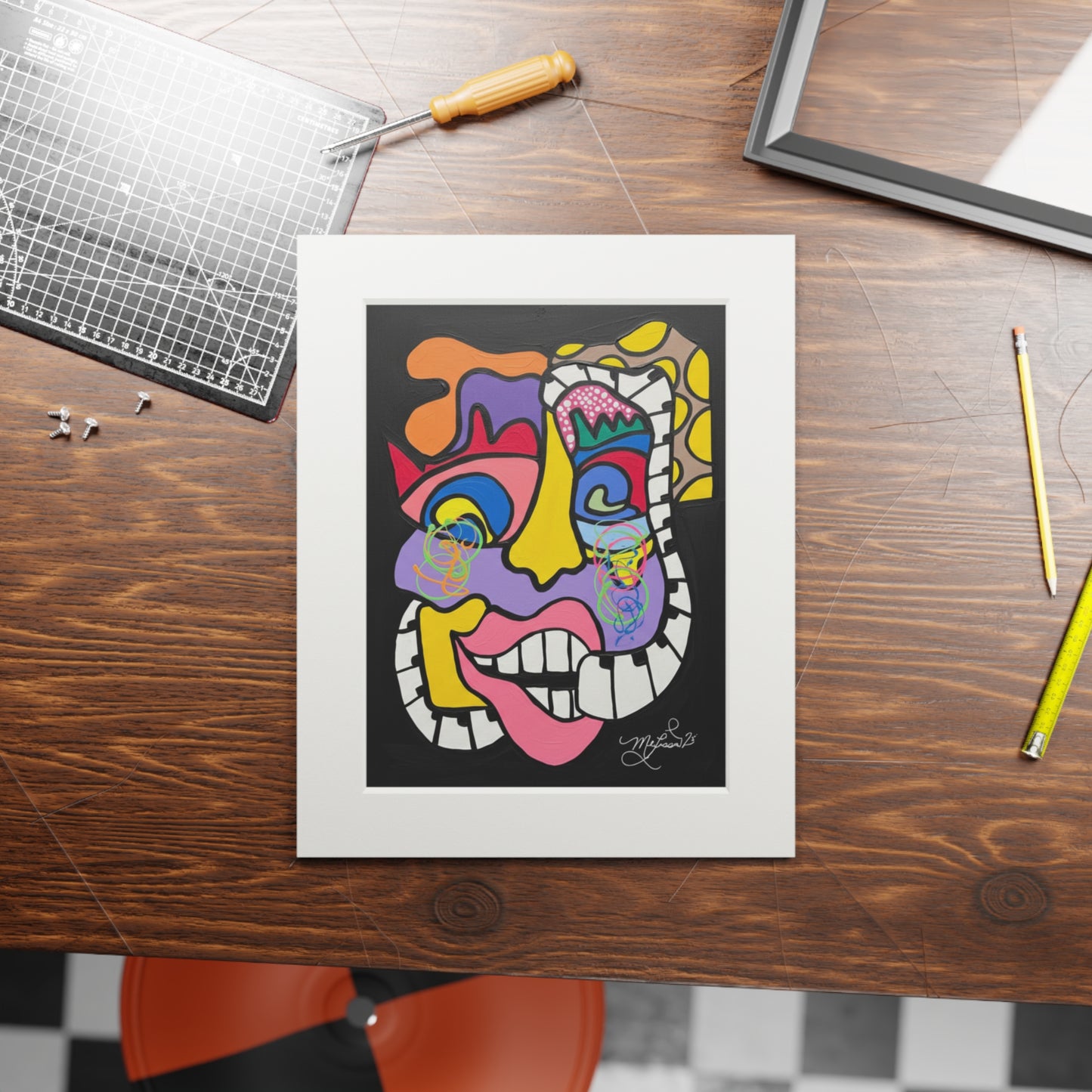 Kaziya- Fine Art Prints (Passepartout Paper Frame)