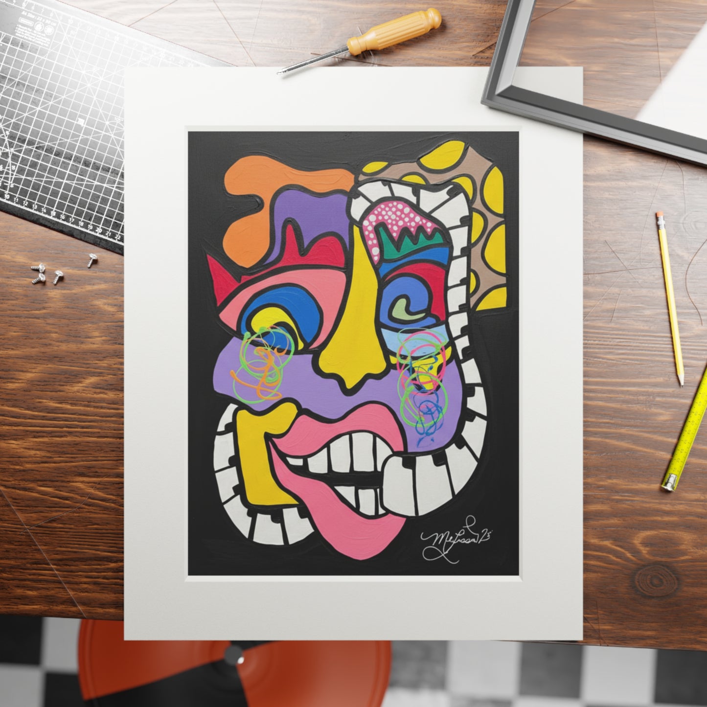 Kaziya- Fine Art Prints (Passepartout Paper Frame)