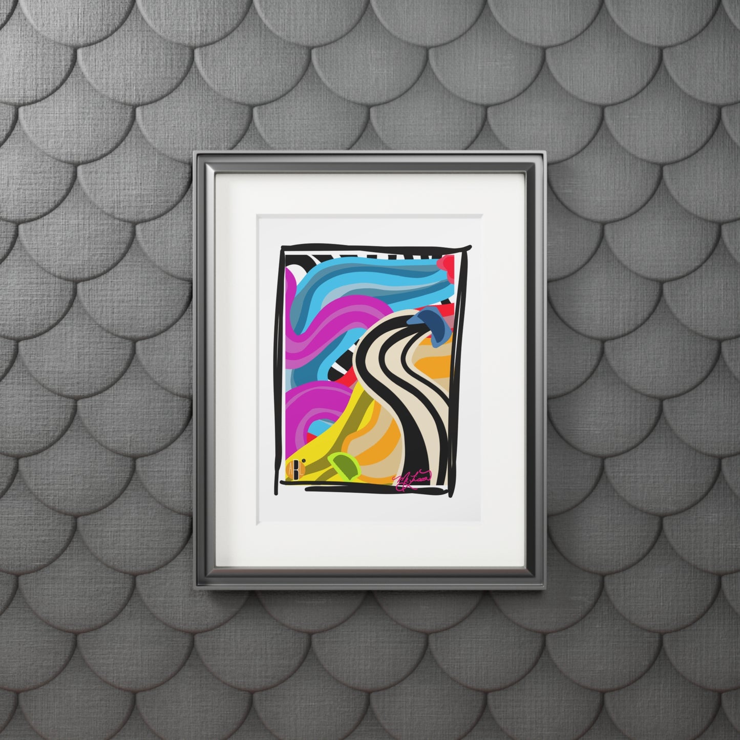 Semaki- Fine Art Prints (Passepartout Paper Frame)