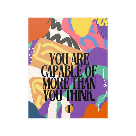 ABL Inspirational Poster: " You are capable...."