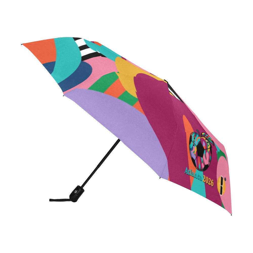 ATL Peachwave Automatic Folding Umbrella