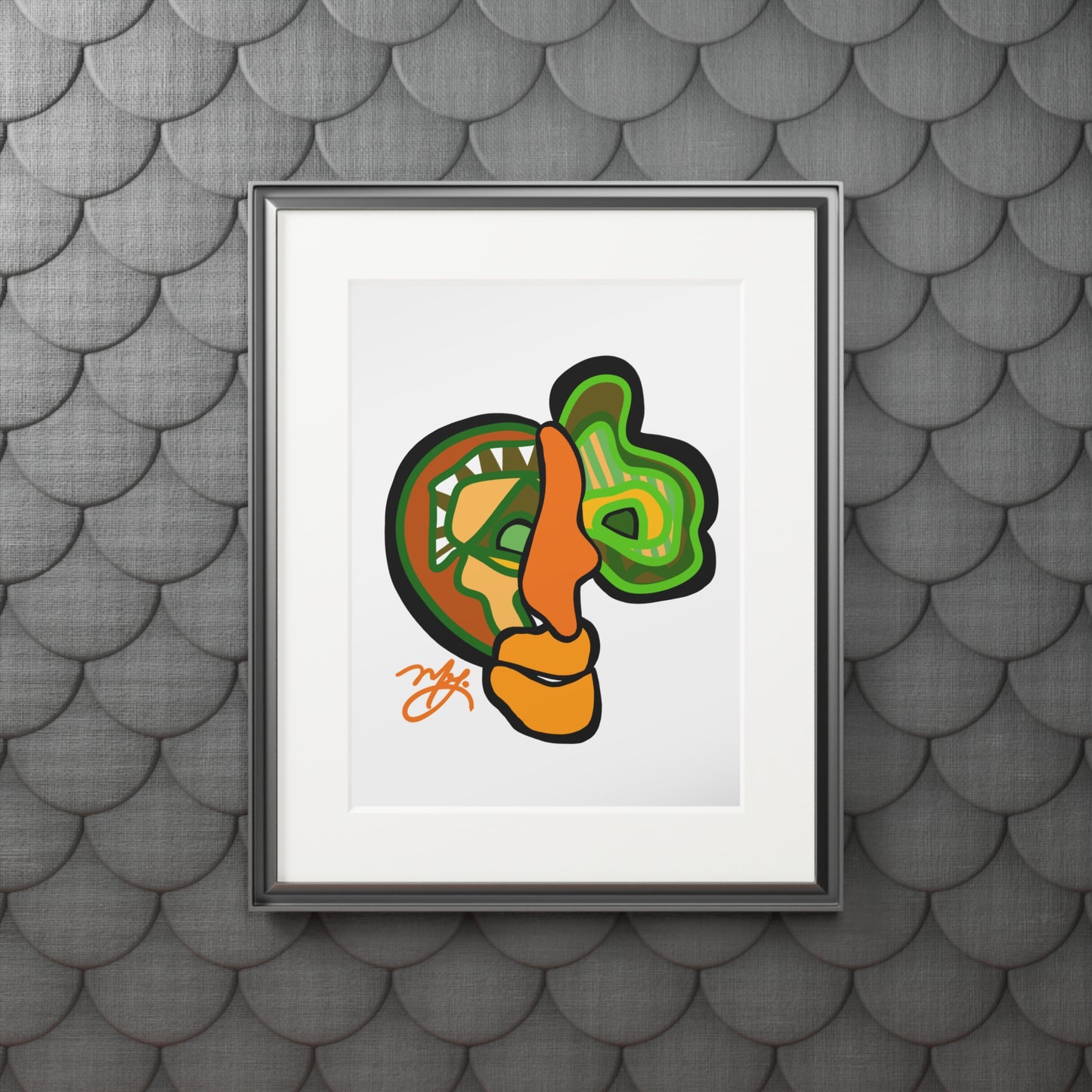 Orenthal- Fine Art Prints (Passepartout Paper Frame)