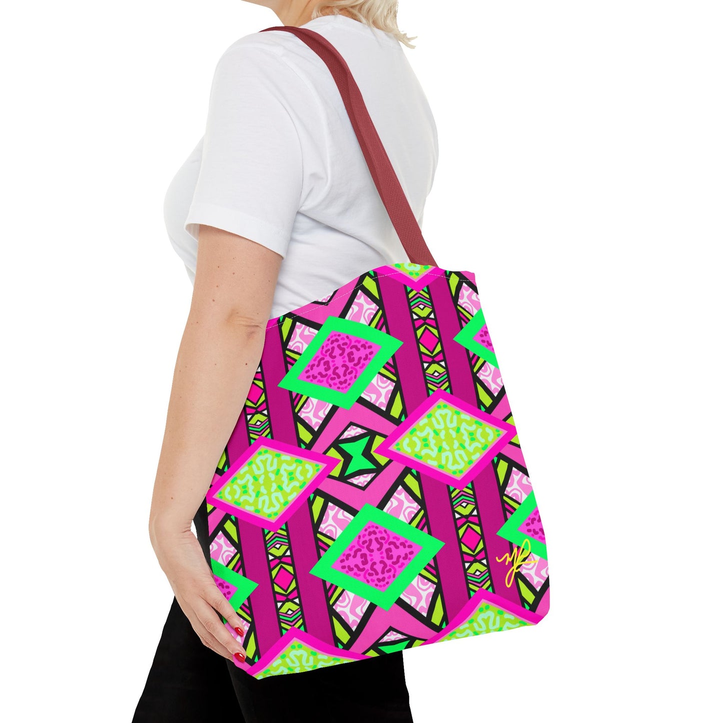 R-ALI (Pink Pow  Design)- Tote Bag (NEW)