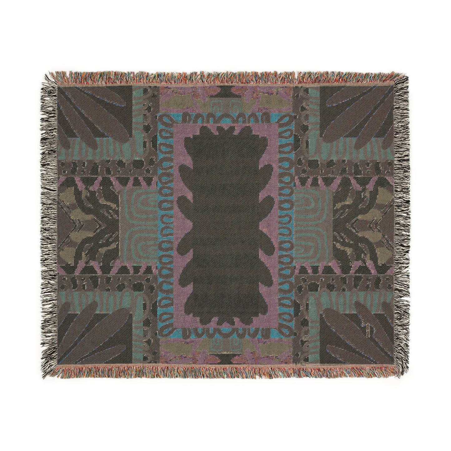 Abeille Creations - Adinkra Design Woven Blanket