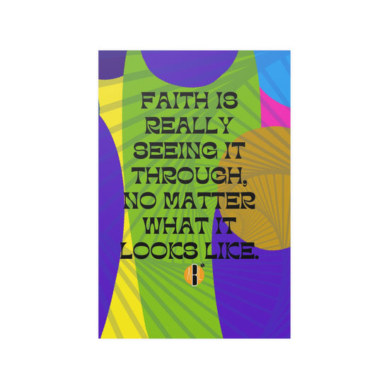 ABL Inspirational Poster: " Faith is really....."