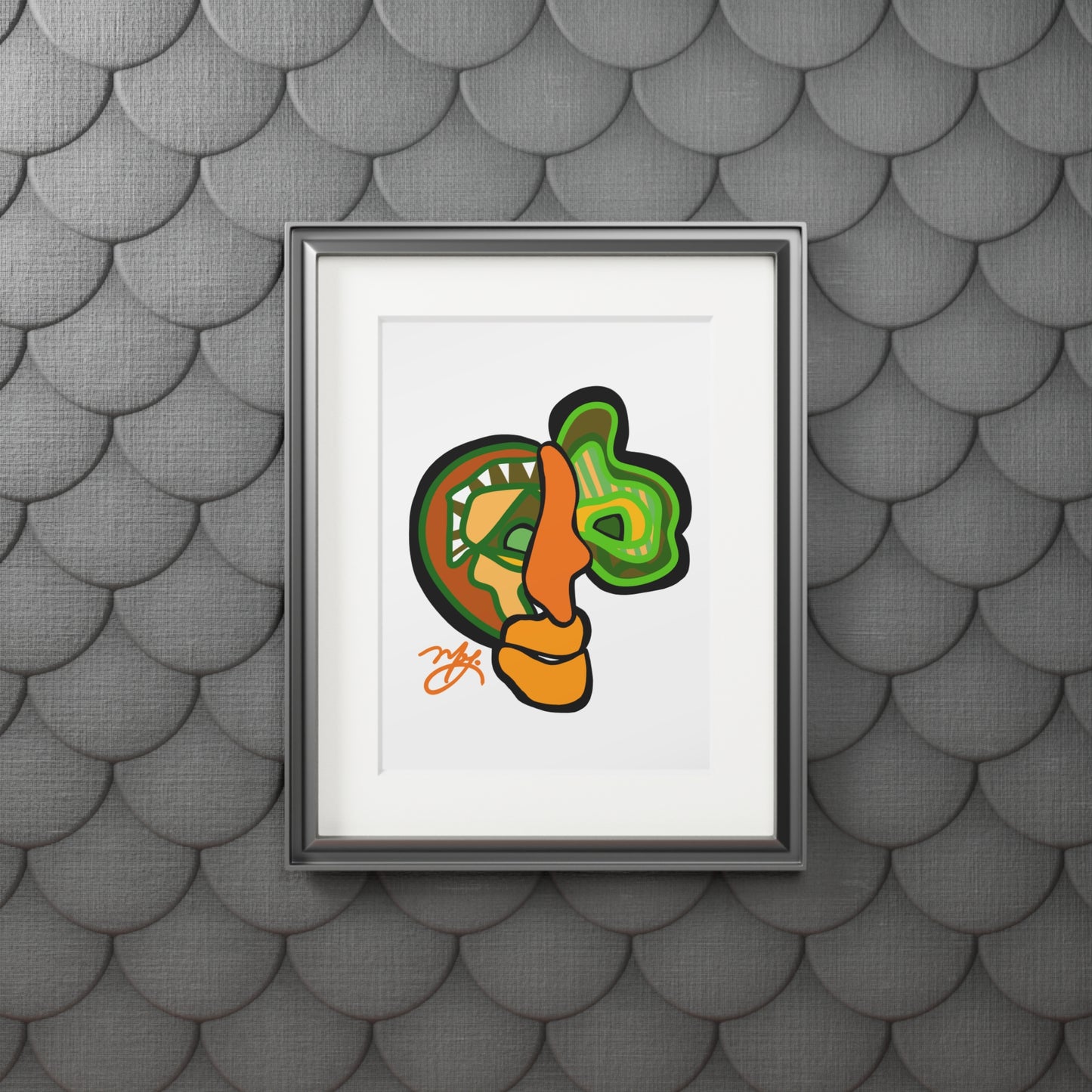 Orenthal- Fine Art Prints (Passepartout Paper Frame)