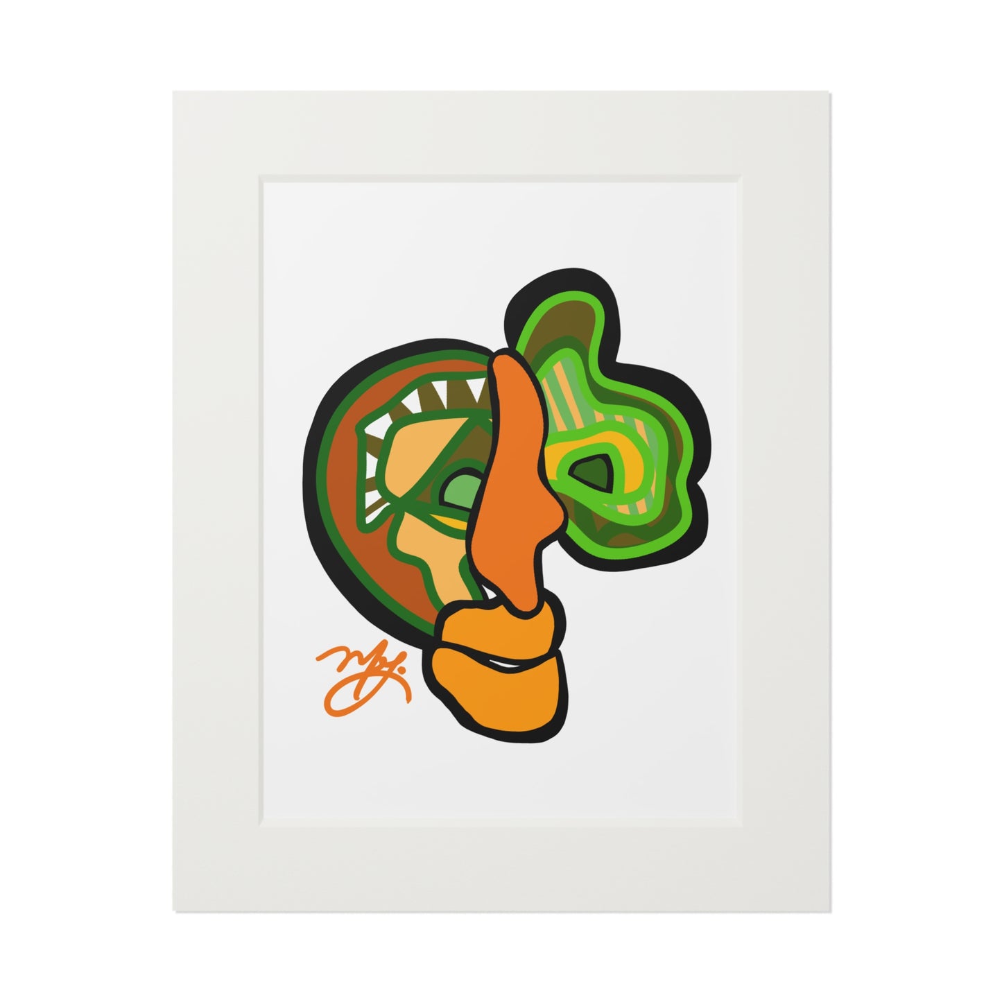 Orenthal- Fine Art Prints (Passepartout Paper Frame)