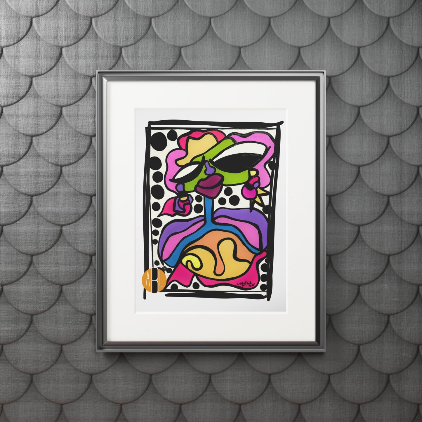 Nuru- Fine Art Prints (Passepartout Paper Frame)