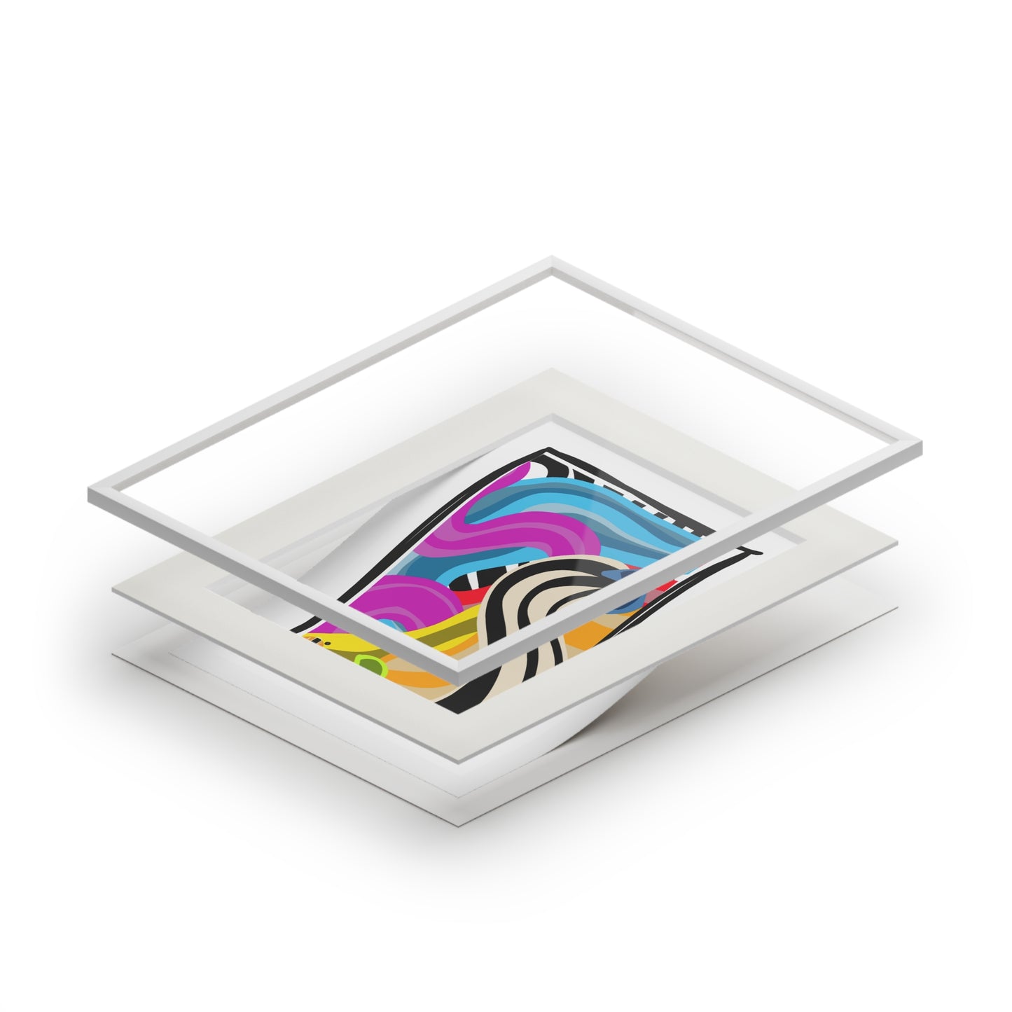 Semaki- Fine Art Prints (Passepartout Paper Frame)