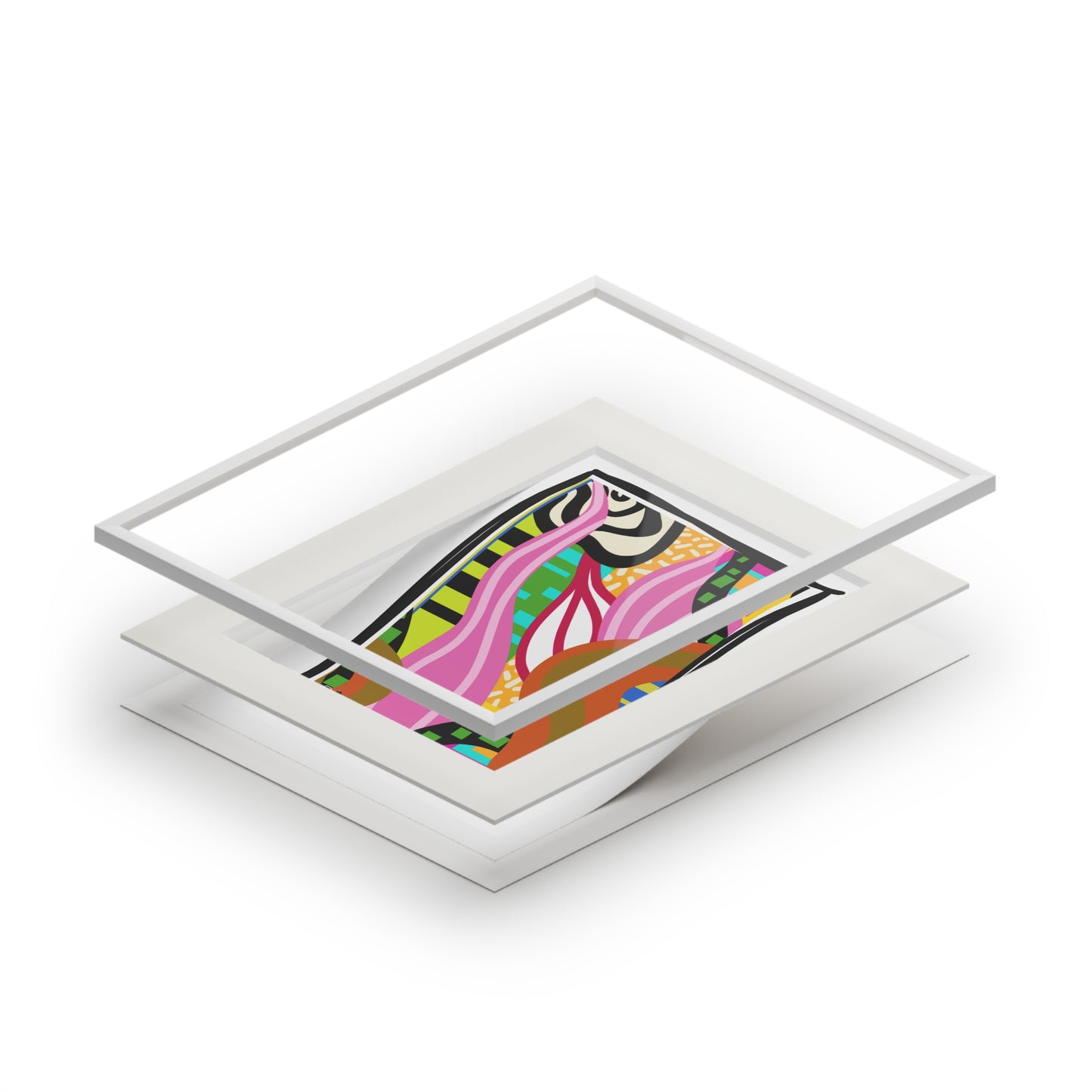 Lenani- Fine Art Prints (Passepartout Paper Frame)