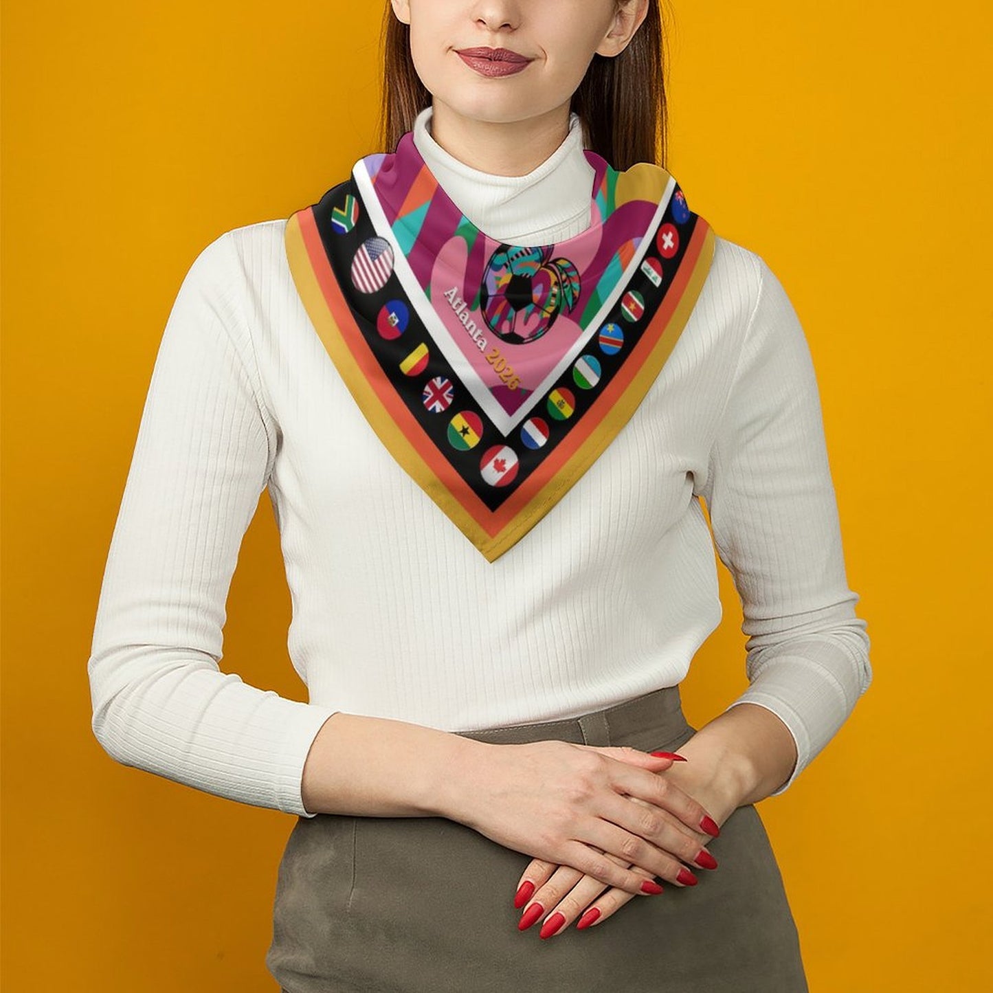ATL Peachwave Satin Scarf