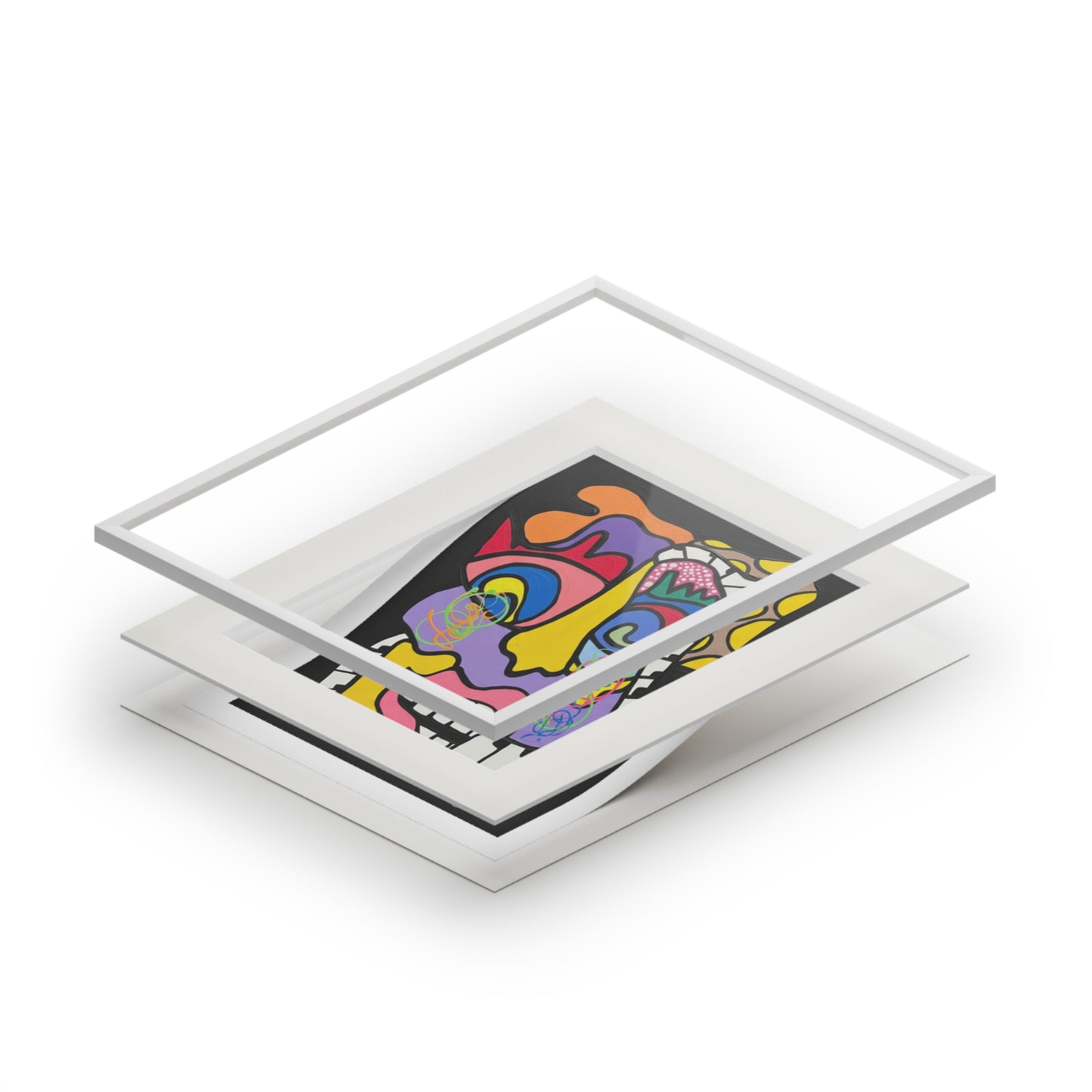 Kaziya- Fine Art Prints (Passepartout Paper Frame)