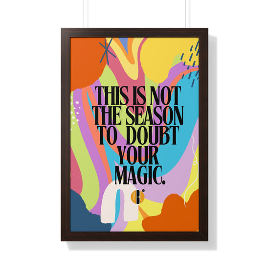Load image into Gallery viewer, ABL Inspirational Framed Vertical Poster: &amp;quot; This is not....&amp;quot;